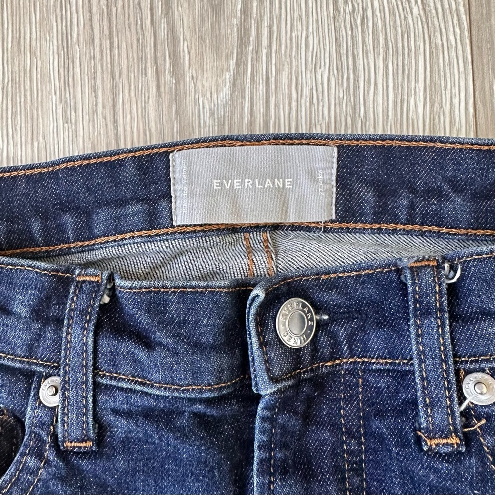 Everlane Ankle Dark Blue Jeans - Picture 3 of 4